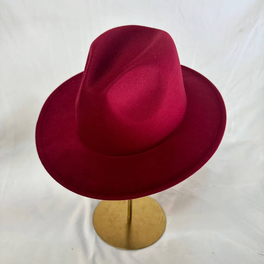 (Accessories) CLASSIC SHORT BRIM FEDORA HAT #A-SHW
