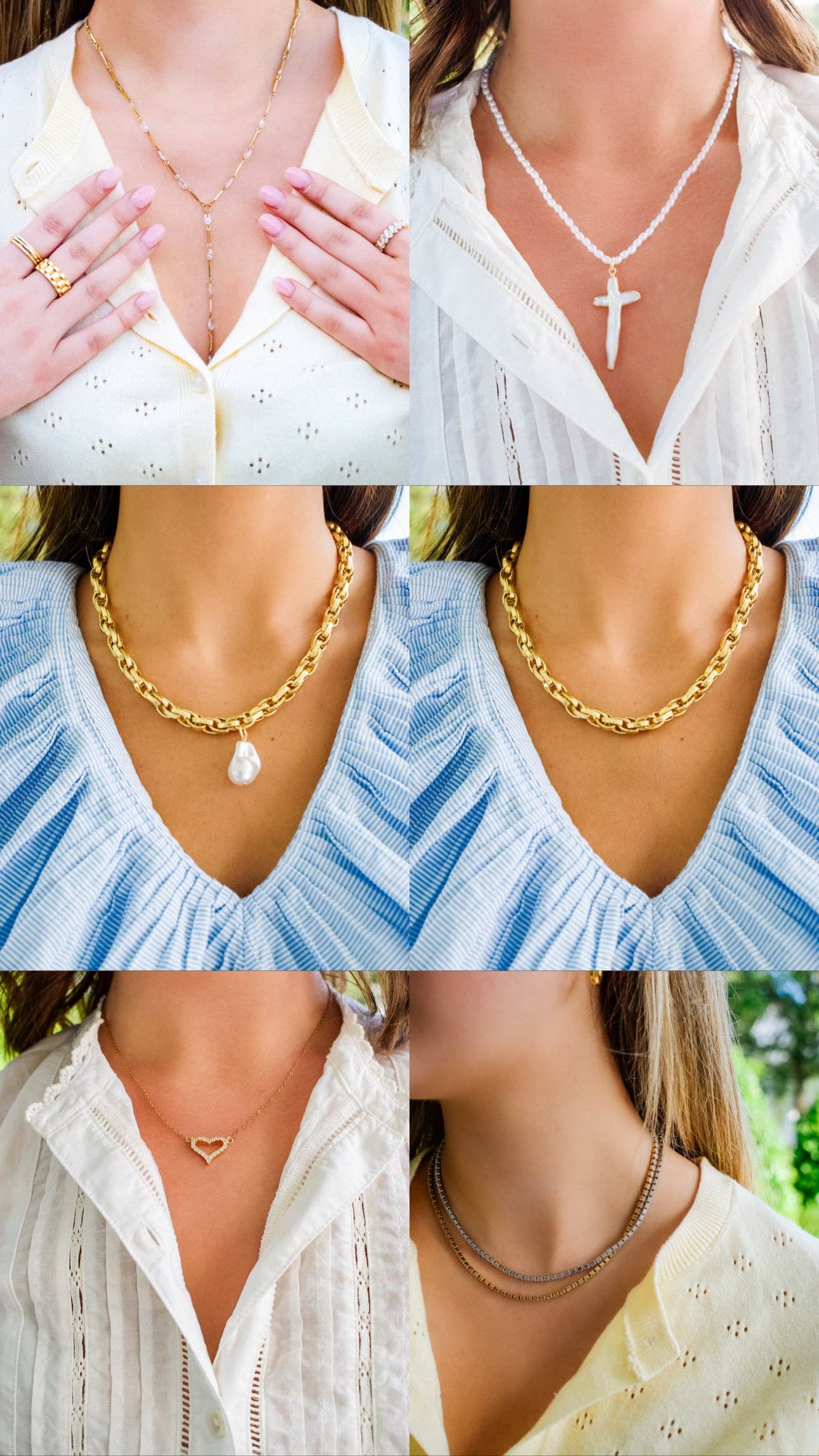 (Jewelry) Laine Lariat Necklace (A-LL46)