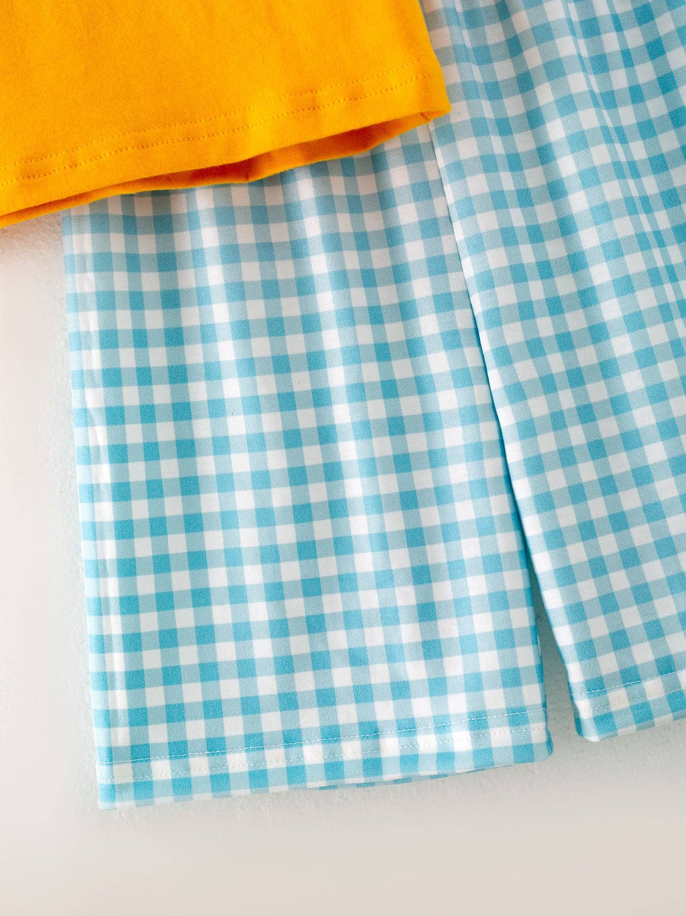 (Toddlers) Halloween Pumpkin Chenille Patches Boys Shorts Set - (K-PBS16)