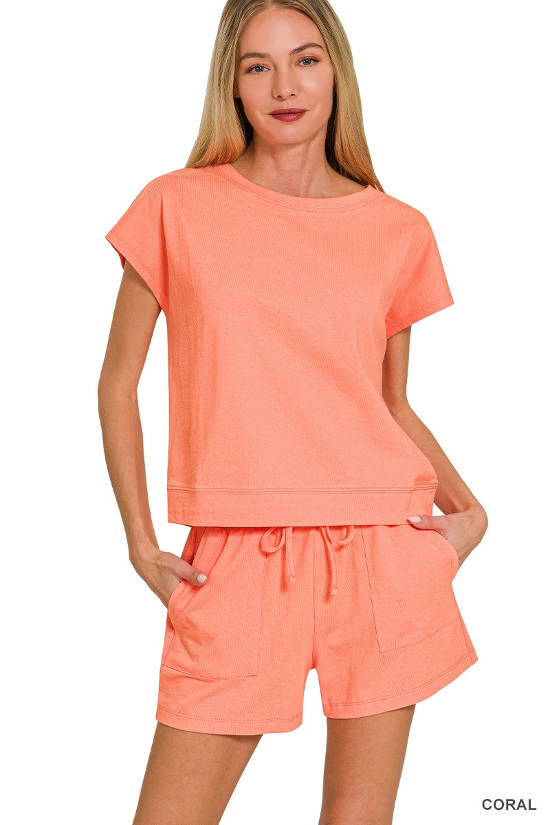 (M Short Set) Shirt & Short Set (M-CS34)
