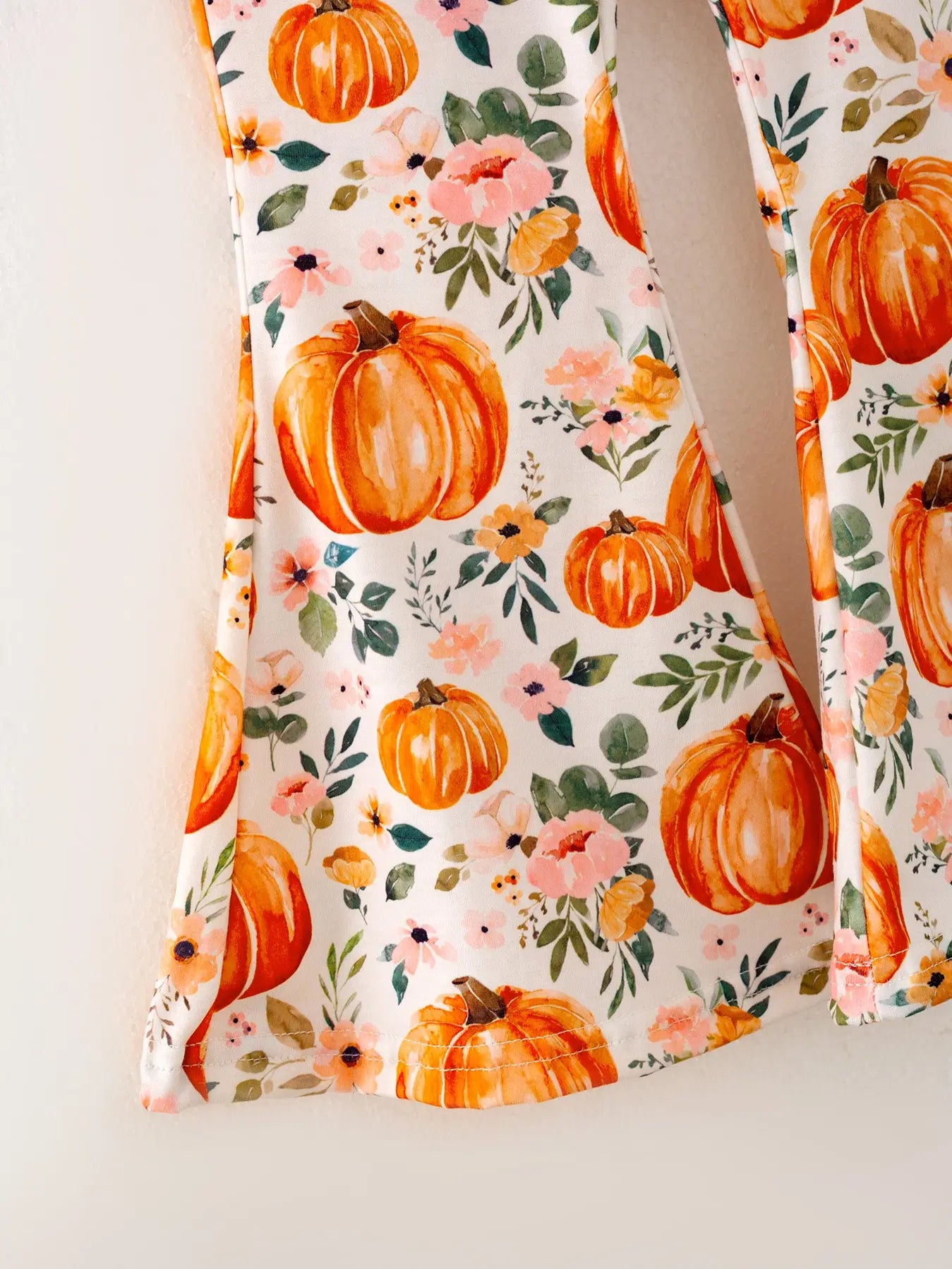 (Toddlers) Girls Fall Pumpkin Shirt / Pant Set - #GPS16