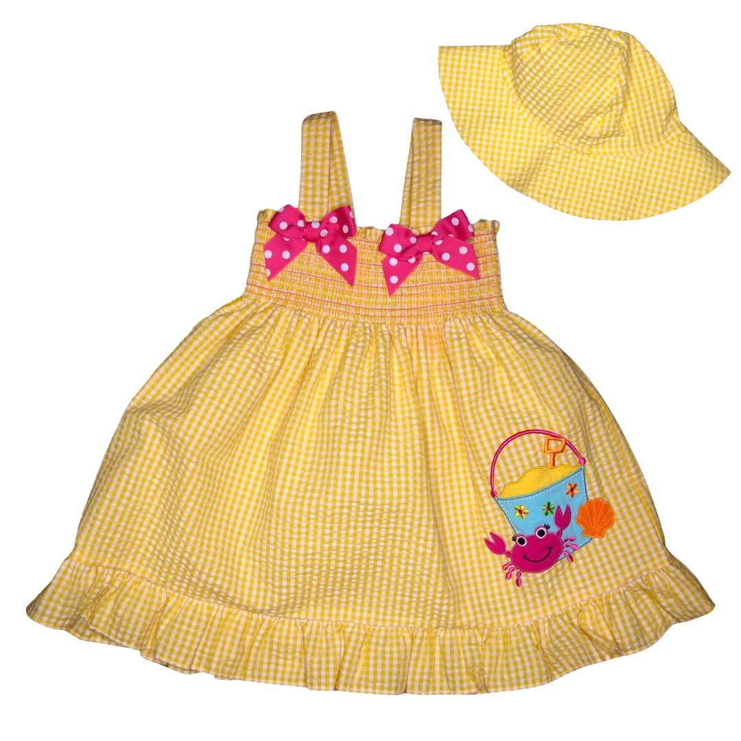(Girls) Summer Sundress with Hat (K-S36)