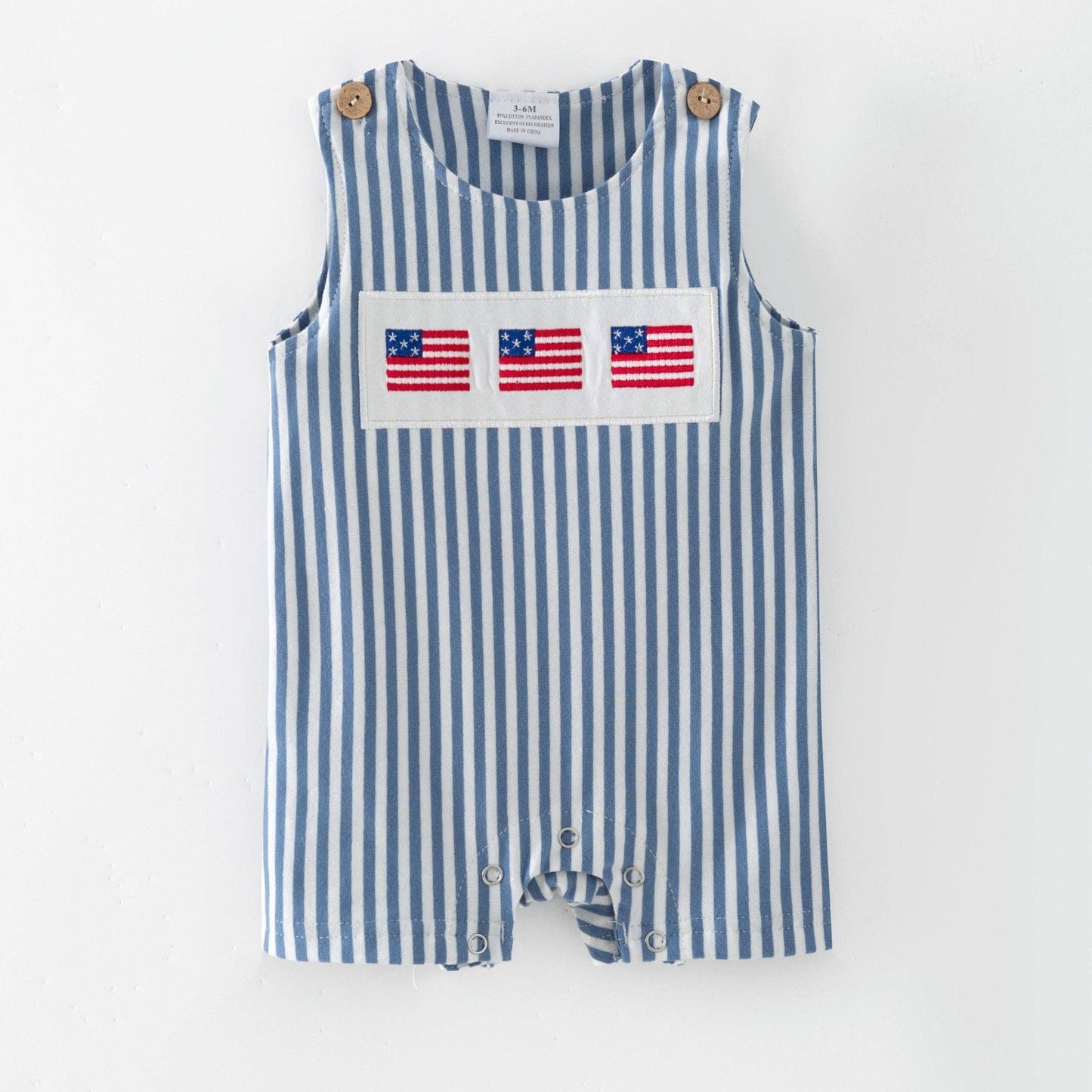 (Boys) American Flag Romper (K-FR43)