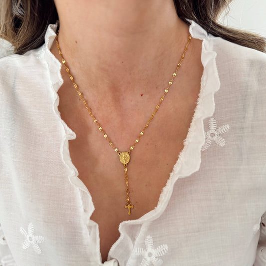 (Jewelry) Faith Lariat Necklace (A-LF46)