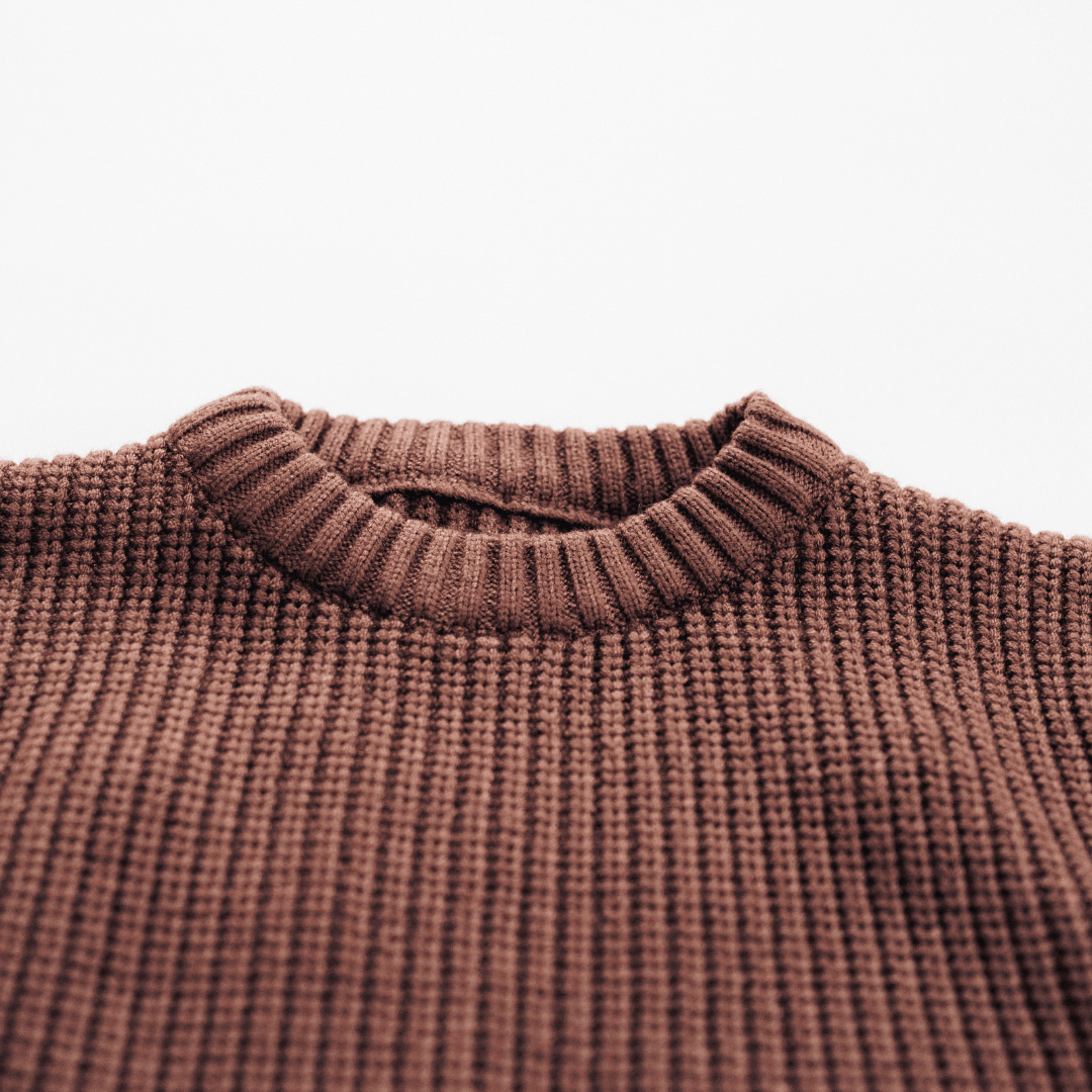 Chocolate Brown Knit Sweater (B-CBS48)