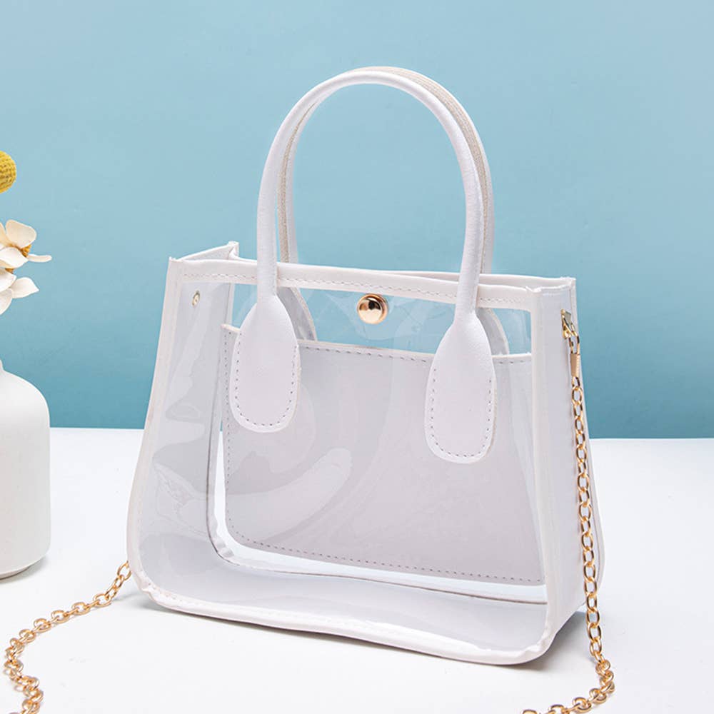 (Accessories) Transparent Crossbody Handbag # A-LHB