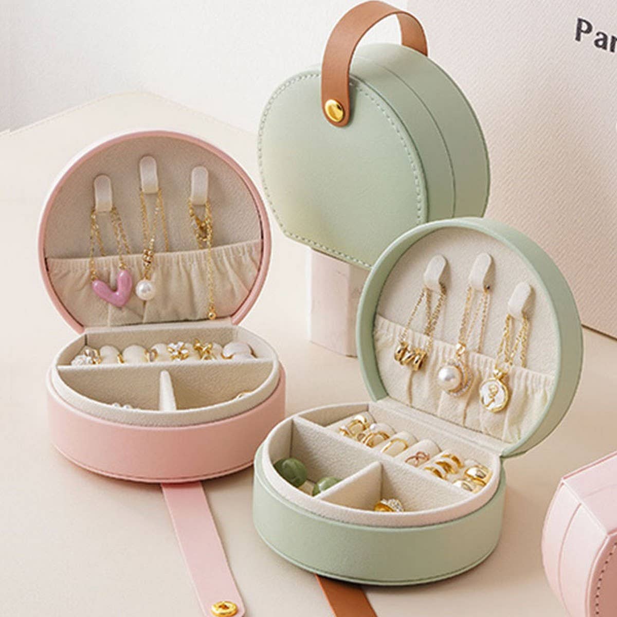 (Accessories) Creative Portable Jewelry Box -#A-JB