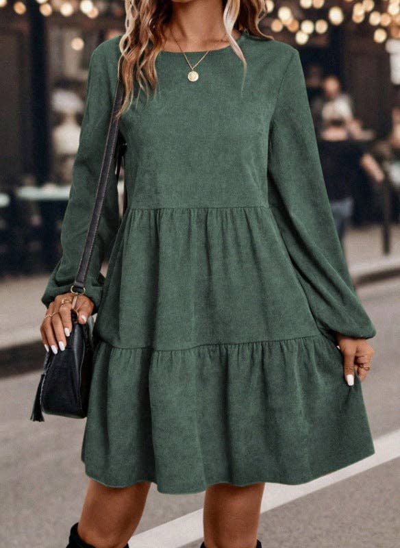 (M Dresses) Corduroy Dress (M-CD53)