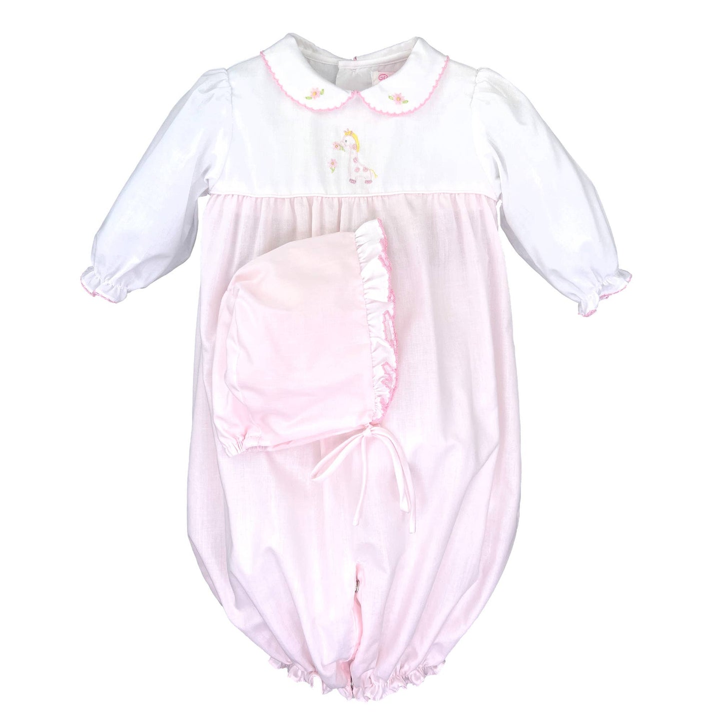 (I) Embroidered Giraffe Convertible Bag (K-EGC03)