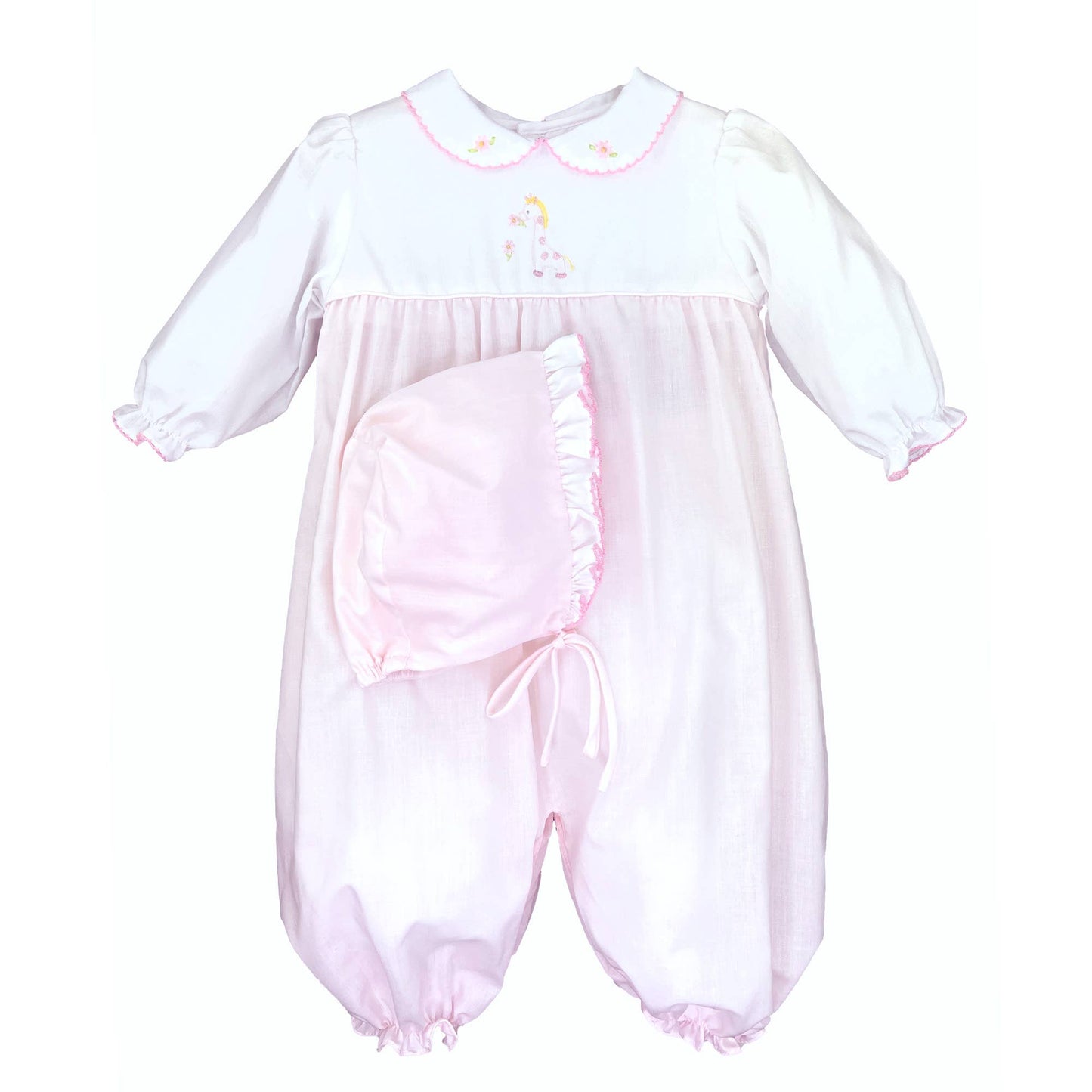 (I) Embroidered Giraffe Convertible Bag (K-EGC03)