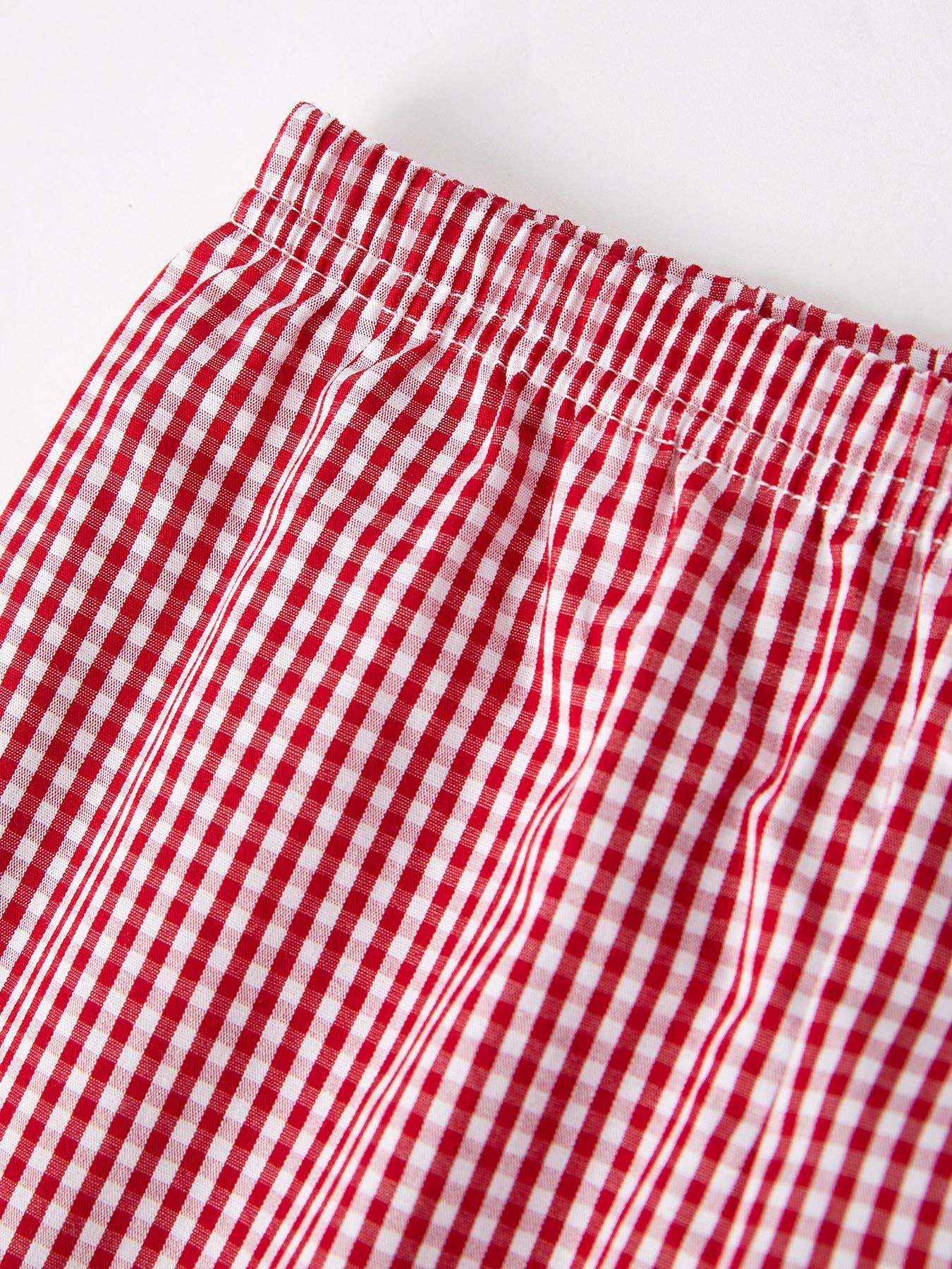 (Toddlers) Baseball Boys Smocking Embroidered Plaid Set - (K-BS16)