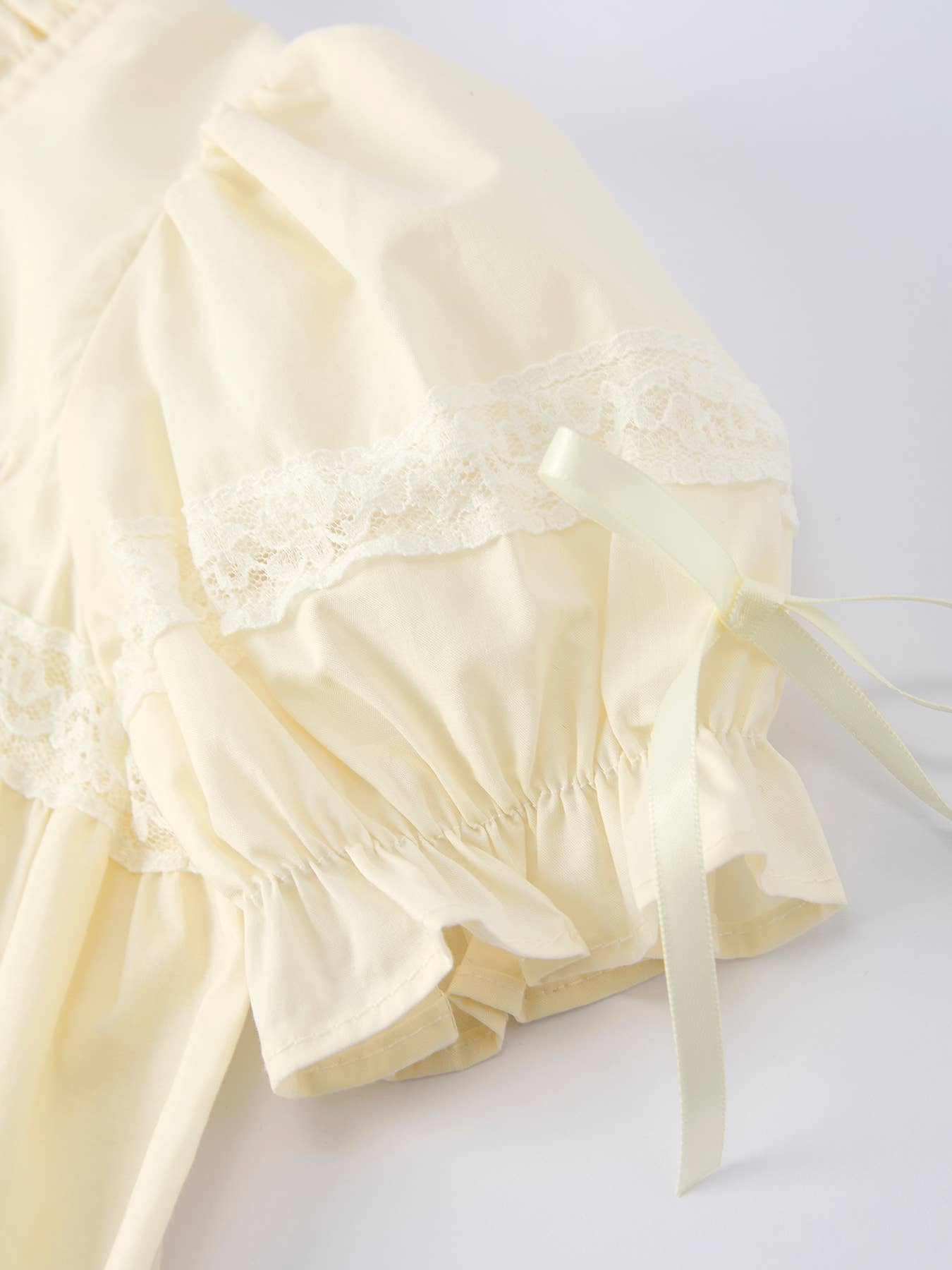 (K) Embroidered Lace Girls' Short-sleeved Dress (K-ELD16)