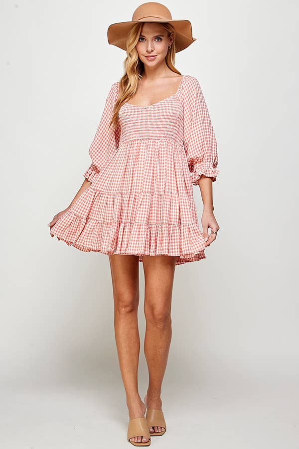 (M Dresses) Sweetheart Neckline Dress (M-SH38)
