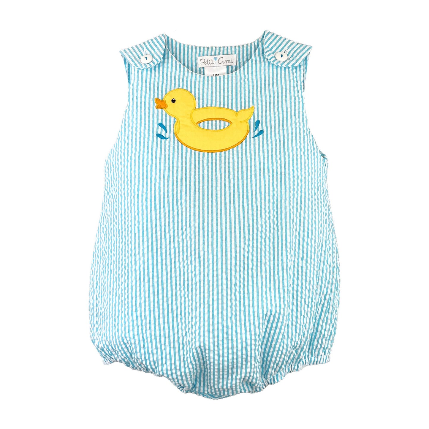 FINAL SALE -  Duck Applique Sunsuit