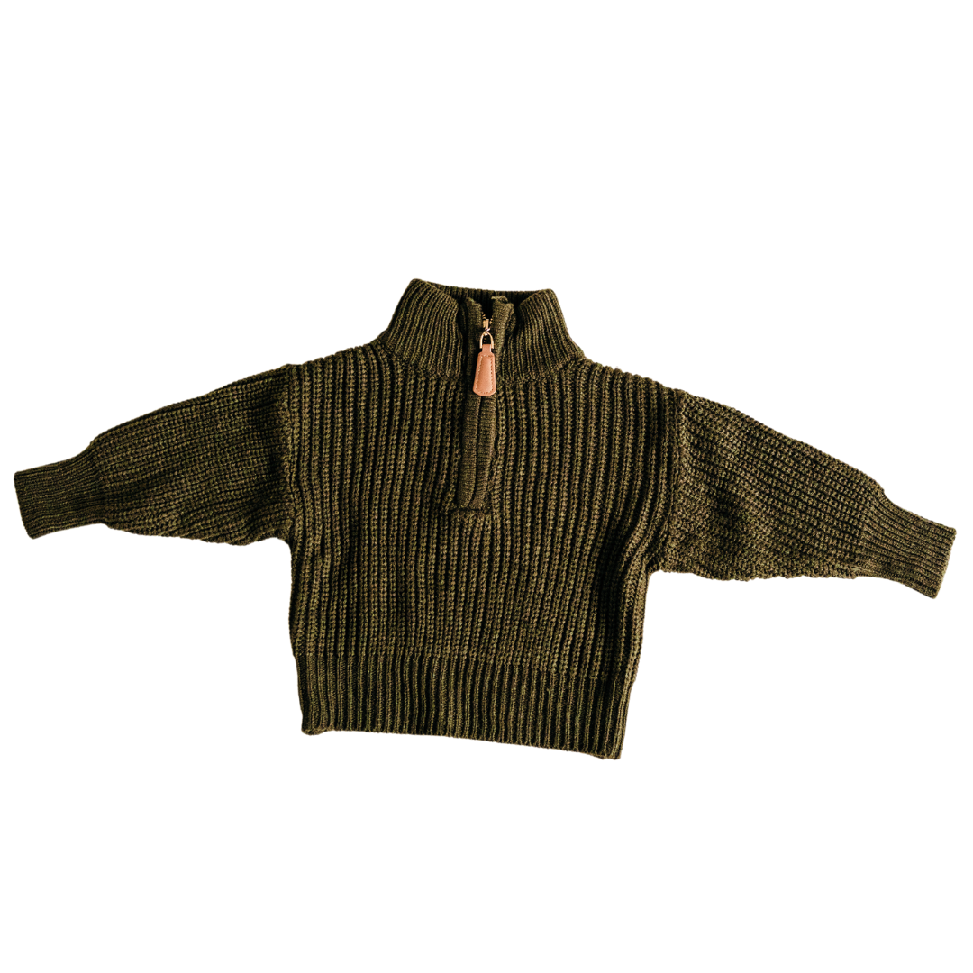 (Boys) Dark Green Sweater (B-GS48)