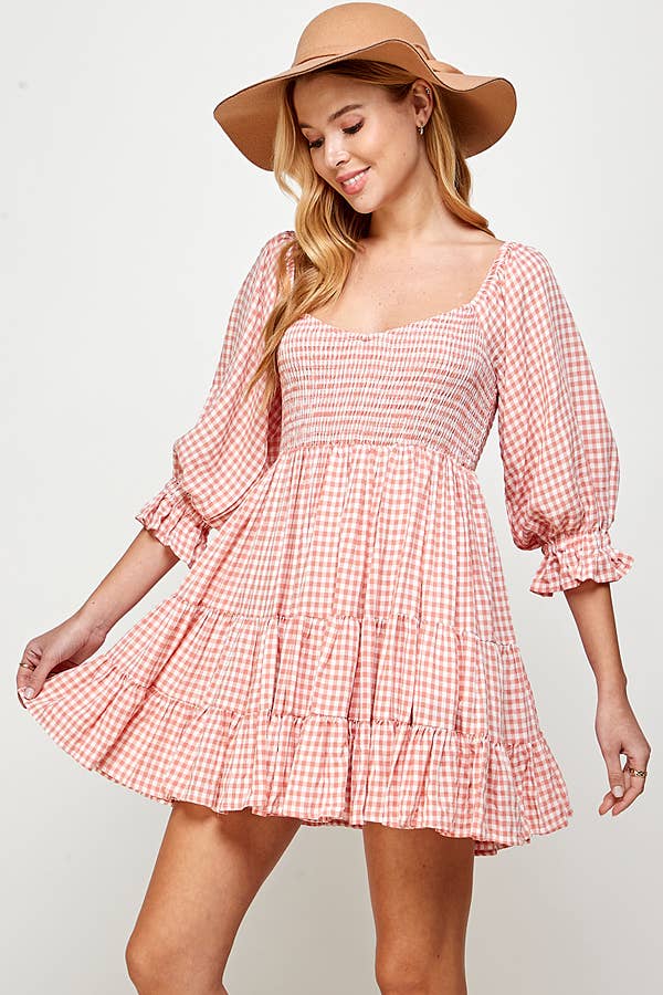 (M Dresses) Sweetheart Neckline Dress (M-SH38)