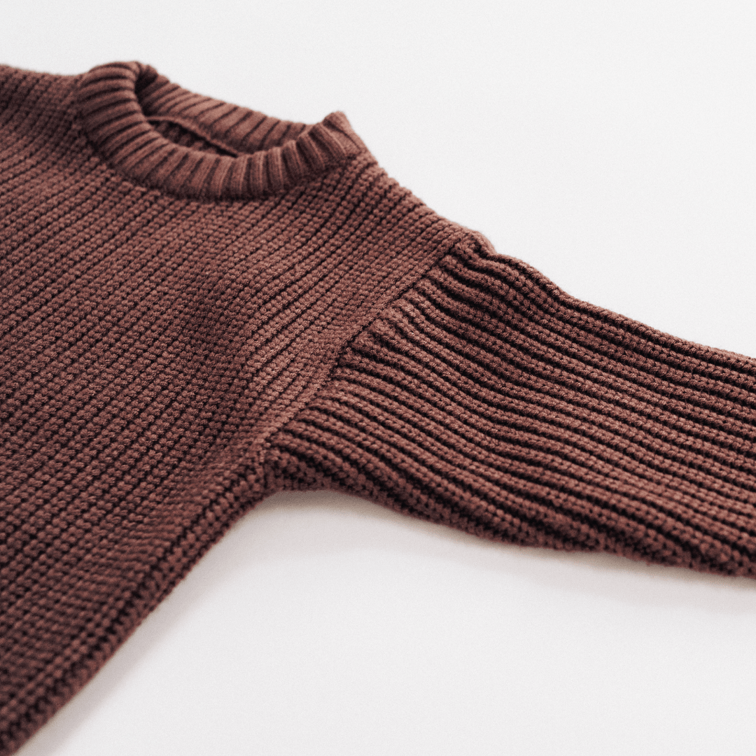 Chocolate Brown Knit Sweater (B-CBS48)
