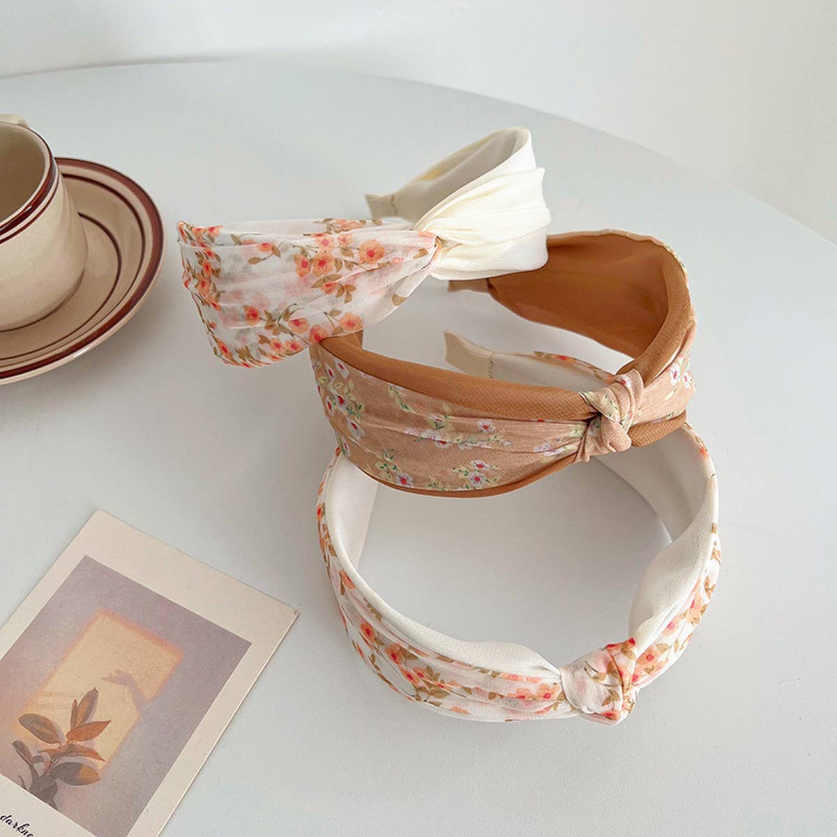 (Accessories) Elegant and Simple Floral Headands - (A-FH)
