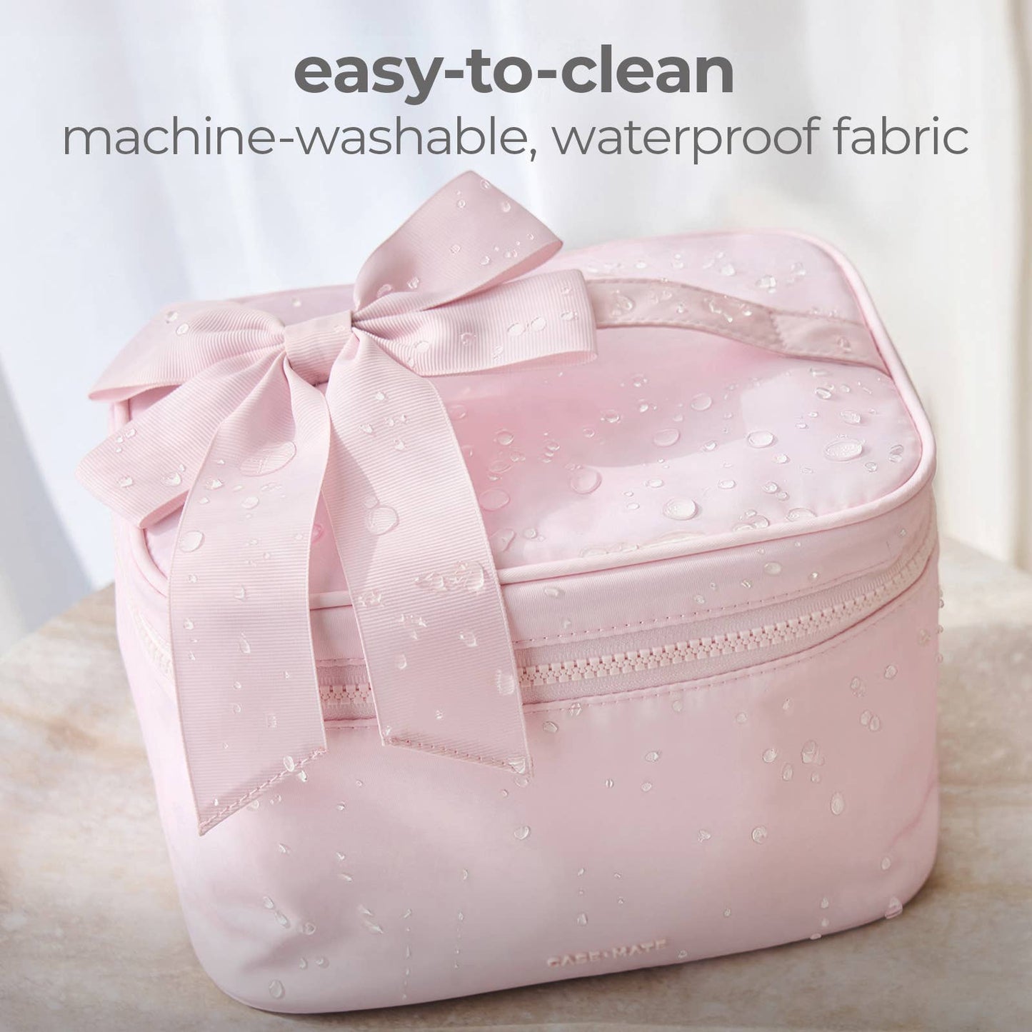 (Bags) Case-Mate Ballet Pink Makeup Train Case (A-TC33)