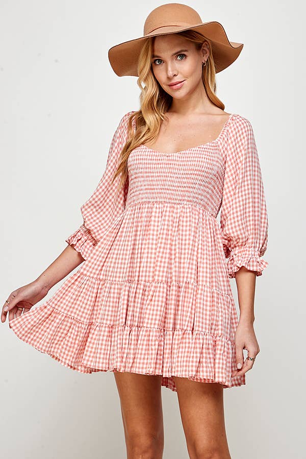 (M Dresses) Sweetheart Neckline Dress (M-SH38)