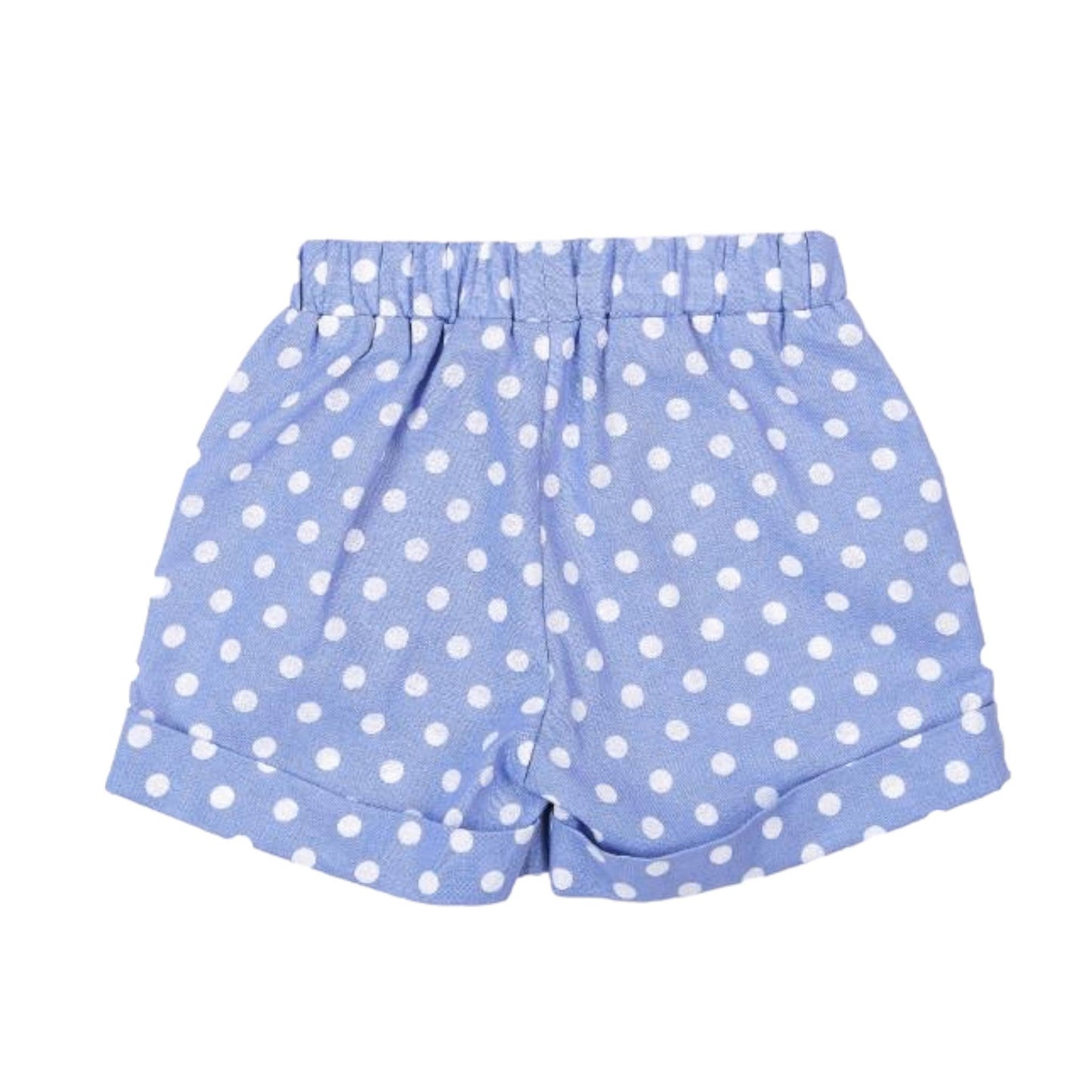 (Girls) Blue Polka Dot Shorts (K-PDB35)
