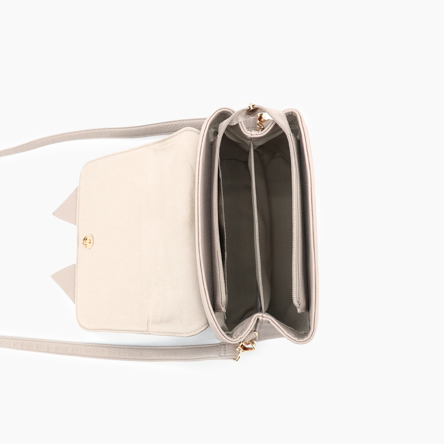 (Accessories) Double Bow Everyday Crossbody - A-BCP (Options:  Beige, Mauve, Olive & White)