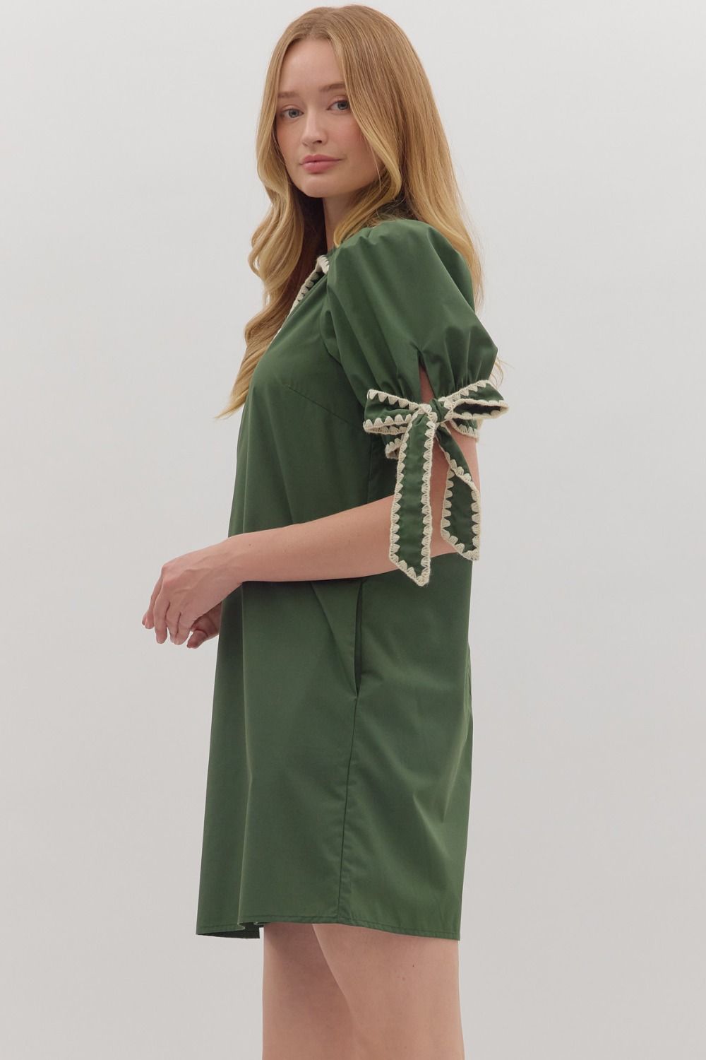 (M Dresses) Puff Sleeve Mini Dress (M-PSD20)