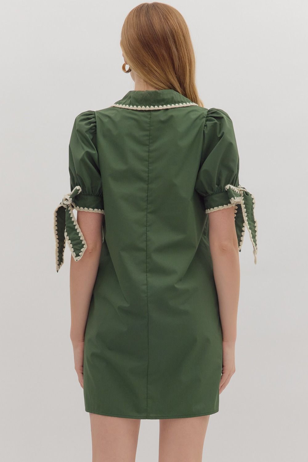 (M Dresses) Puff Sleeve Mini Dress (M-PSD20)