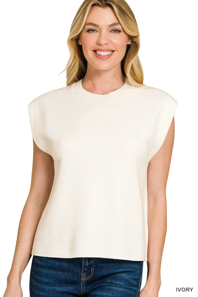 (M Sweater) Ivory Sweater Vest (M-IS34)