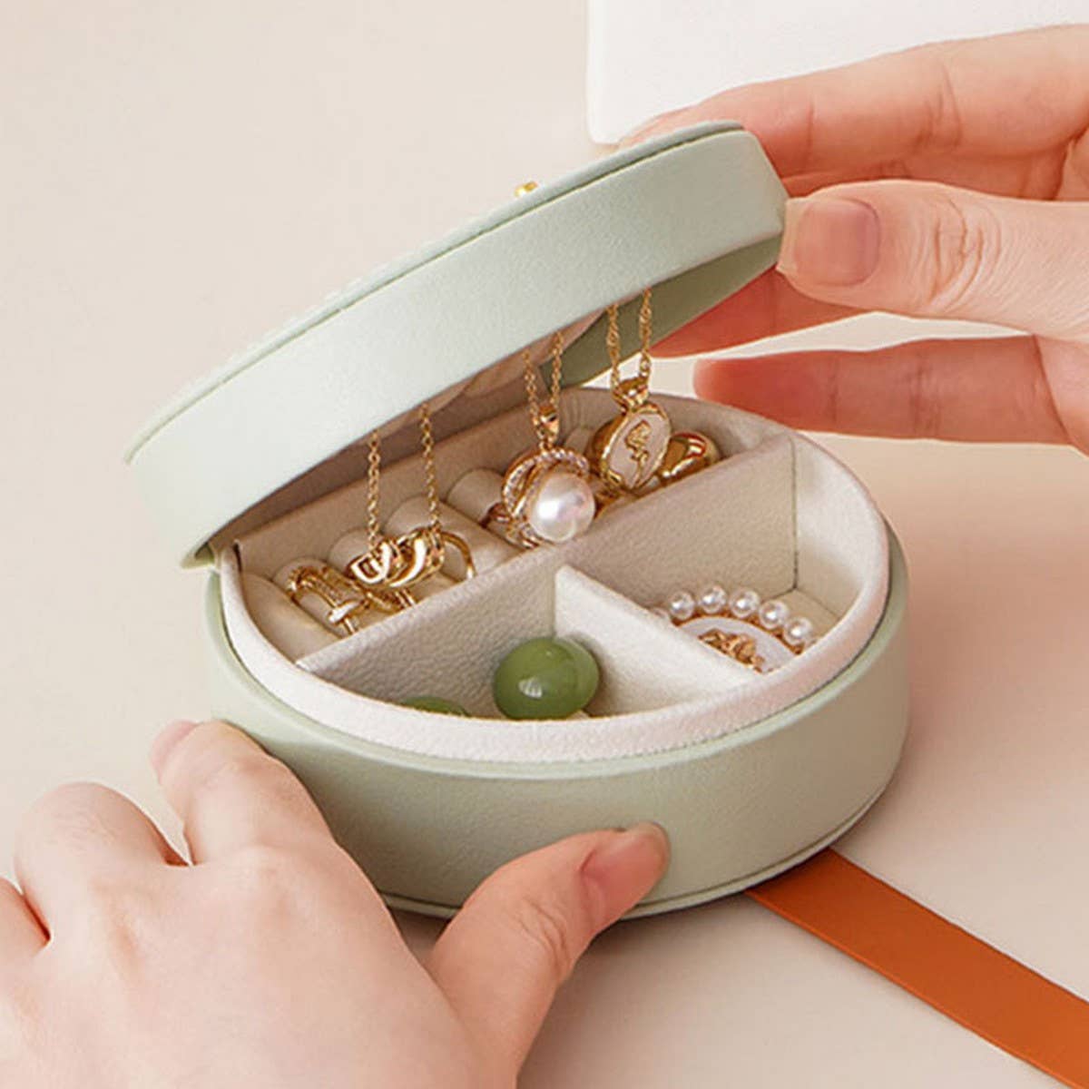 (Accessories) Creative Portable Jewelry Box -#A-JB