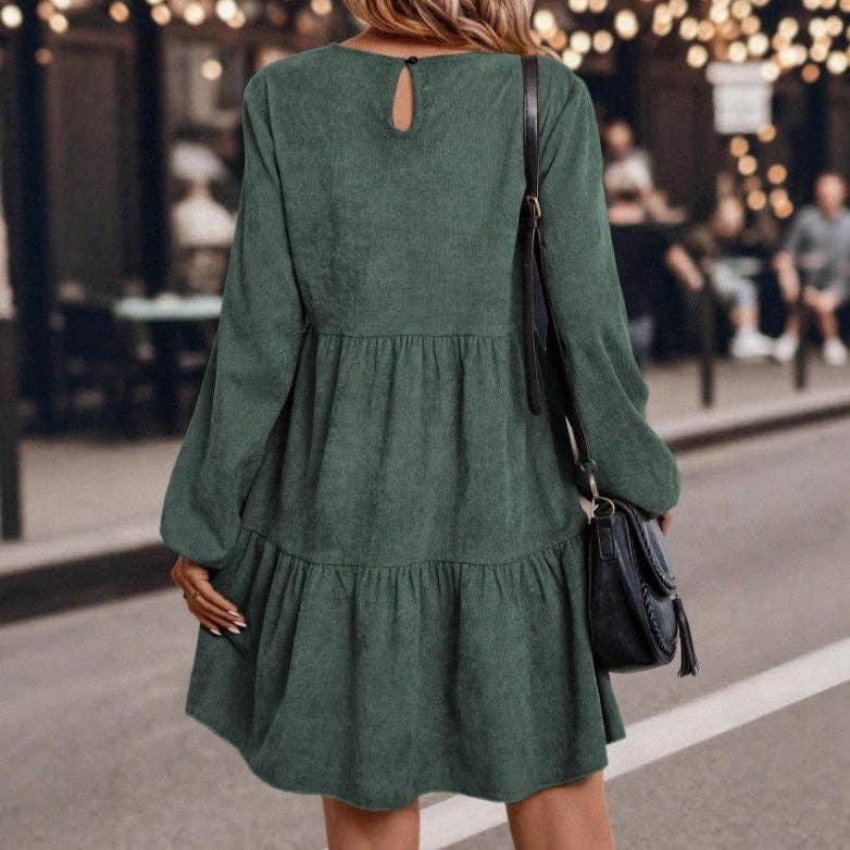 (M Dresses) Corduroy Dress (M-CD53)