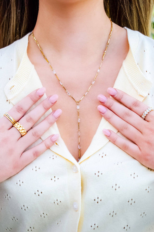 (Jewelry) Laine Lariat Necklace (A-LL46)