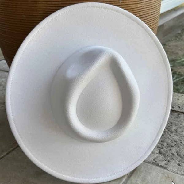 (Accessories) Vegan Felt Rancher Hat #A-RHI