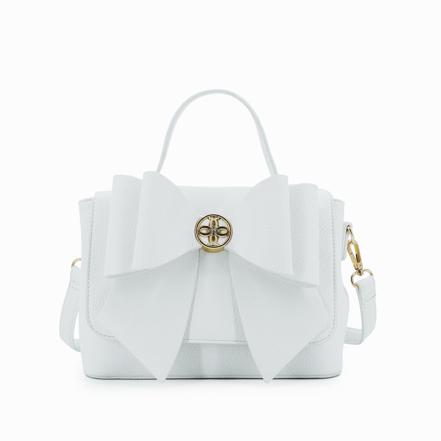 (Accessories) Double Bow Everyday Crossbody - A-BCP (Options:  Beige, Mauve, Olive & White)