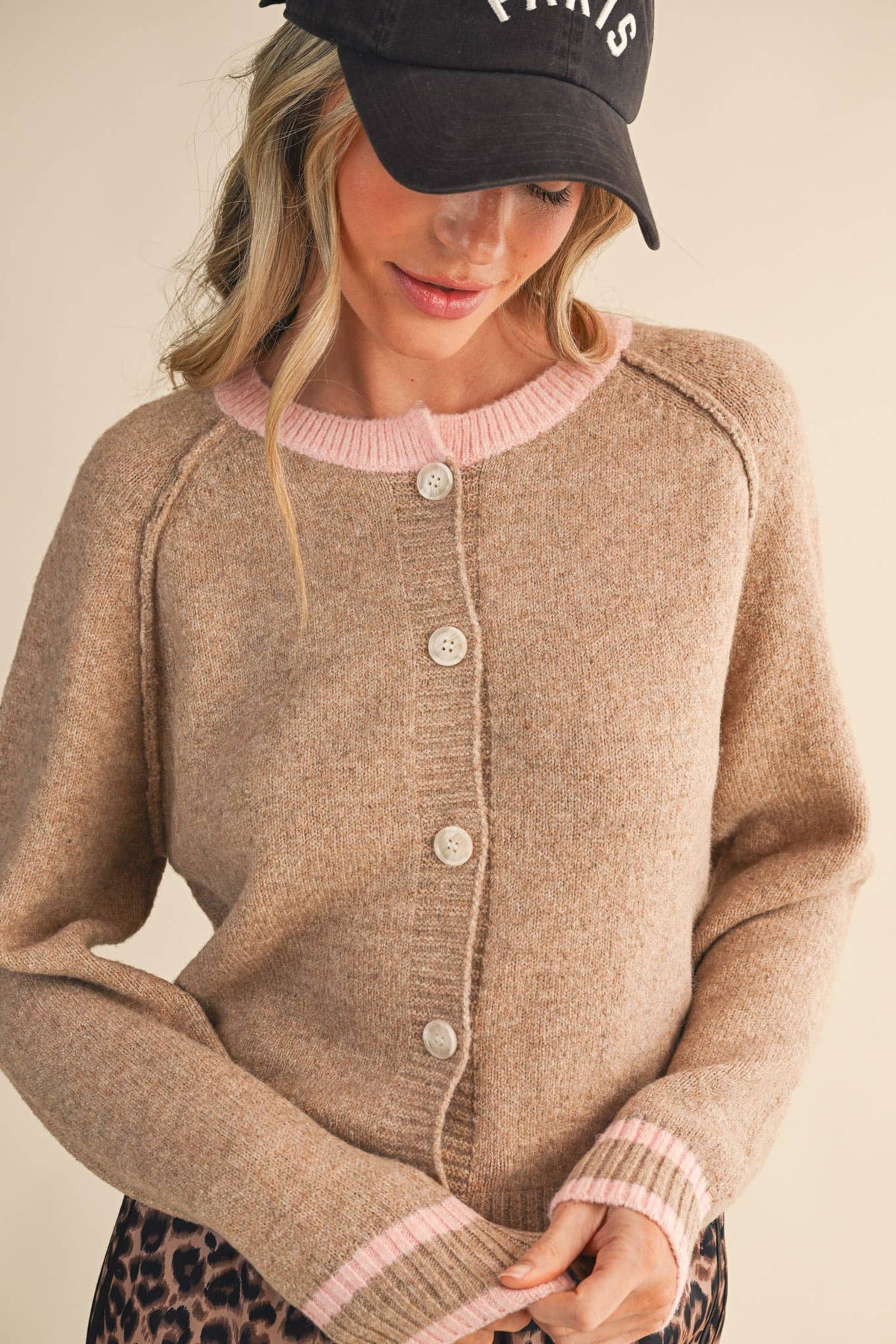 (M Tops) SWEATER CARDIGAN (M-TS21)