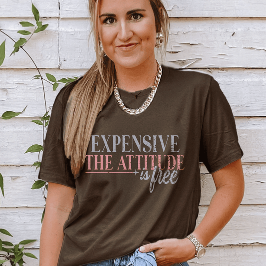 (M Tops) Lulu Mac Expensive Attitude Tee (M-BTLM44)